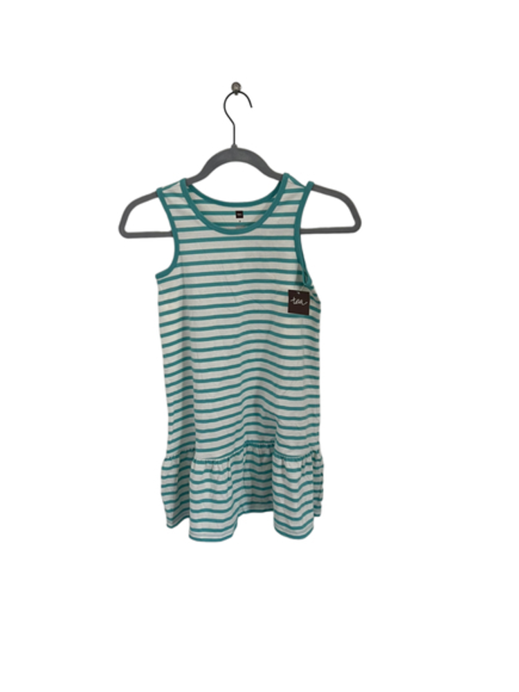 Tea Girls Teal‎ Striped Dress